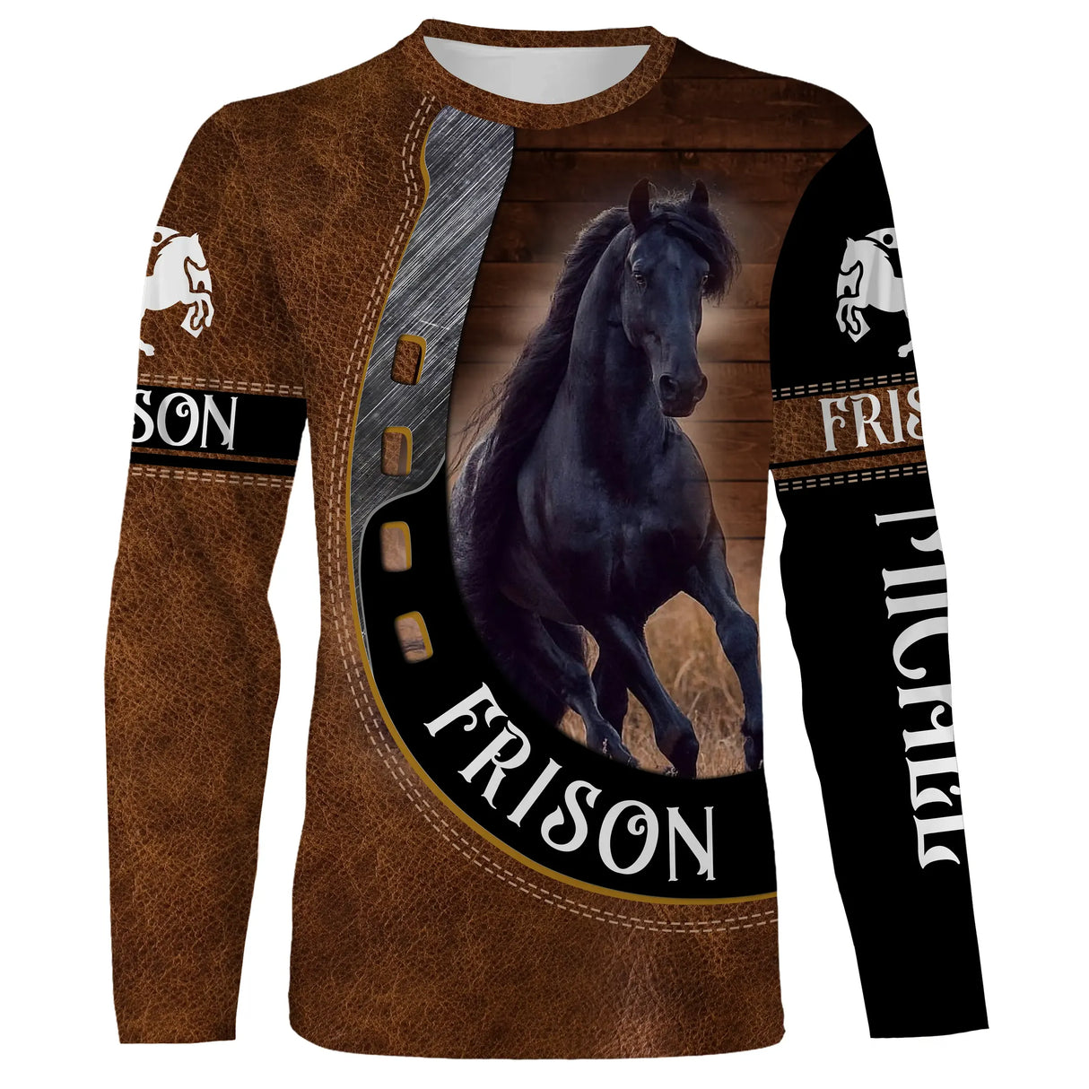 Friesenpferd, Sattelpferderasse, personalisiertes Reitgeschenk, Passionspferde, Liebe Friesen - CT05072206