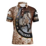 Men's Women's Horse Riding Polo Shirt, Appaloosa Horse, Personalized Horse Fan Gift - CT05072209P