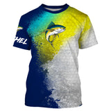 Personalisiertes Anti-UV-Thunfisch-Angel-T-Shirt, originelles Fischergeschenk, Meeresangeln - CT05082220
