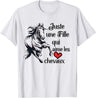 T-shirt da ragazza regalo originale per equitazione - Solo una ragazza che ama i cavalli - Regalo per ragazza cavallo - CTS09042201