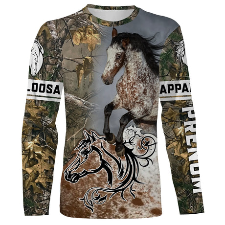 Camiseta de caballo Appaloosa, regalo personalizado de equitación, pasión por los caballos, Appaloosa del amor - CT06072224
