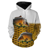 T-shirt personalizzata anti-UV Pesca alla carpa, Idea regalo pescatore - CT06082218