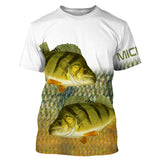 T-shirt personalizzata anti-UV per la pesca del pesce persico, idea regalo pescatore - CT06082223
