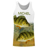 Personalisiertes Anti-UV-T-Shirt zum Barschangeln, Geschenkidee für Fischer – CT06082223