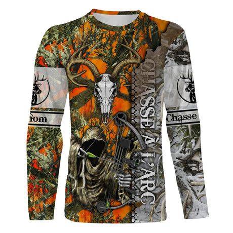 Camuflaje de caza de ciervos, idea personalizada de regalo de cazador, patrón de caza con arco - CT06092216