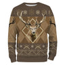 Maglione di Natale, caccia al cervo, regalo di Natale per cacciatore - CT07112236