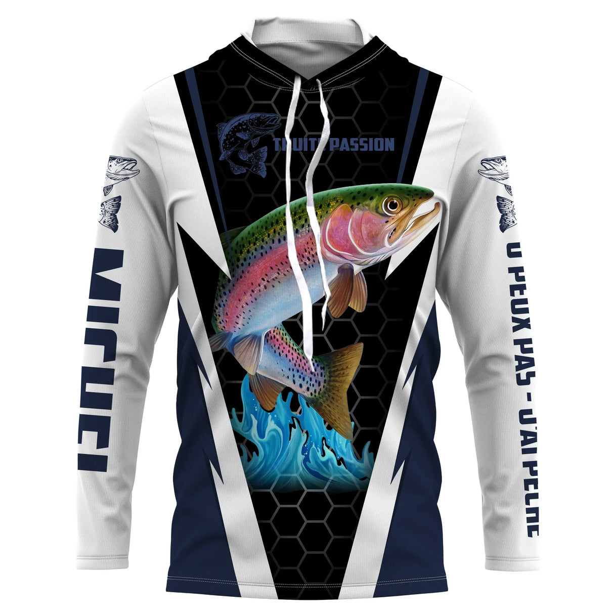 Forellenangeln T-Shirt, personalisiertes Fischergeschenk, Forellenleidenschaft - CT08072221