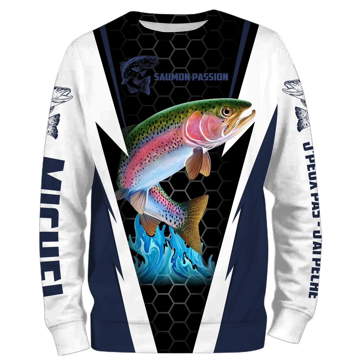 Forellenangeln T-Shirt, personalisiertes Fischergeschenk, Forellenleidenschaft - CT08072221