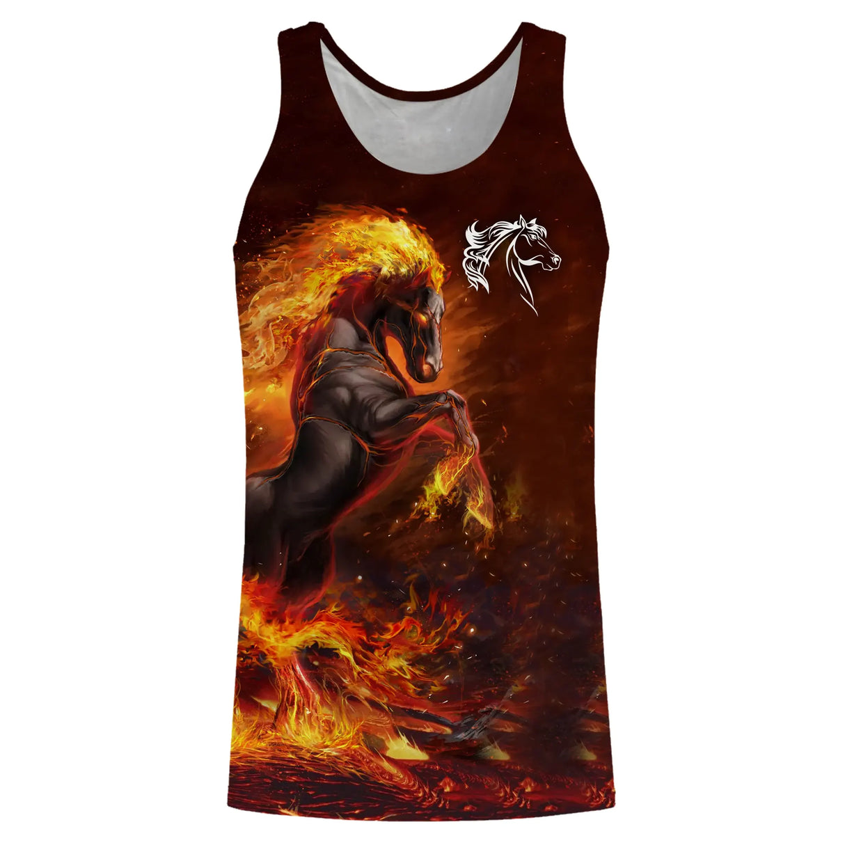 Chiptshirts Fire Horses T-Shirt - Personalized Gift for Horse Lover, Horse Fan - CTS18062215