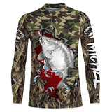 T-Shirt de Pêche à la Carpe en Camouflage - Style Unique pour Été et Hiver, Respirant et Éco-Conçu - CT19072215 T-shirt All Over Manches Longues Enfant