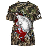 T-Shirt de Pêche à la Carpe en Camouflage - Style Unique pour Été et Hiver, Respirant et Éco-Conçu - CT19072215 T-shirt All Over Col Rond Unisexe