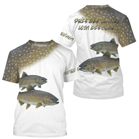 T-Shirt de Pêche Personnalisé "Près des Truites" - Confort et Style Toute Saison - CTS25052214 T-shirt All Over Col Rond Unisexe