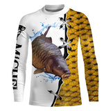 T-shirt personalizzata in pelle di carpa, regalo originale per pescatori - CT29072206