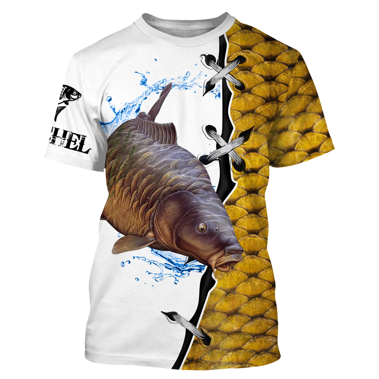 Personalisiertes Karpfenfell-T-Shirt, originelles Fischergeschenk – CT29072206