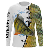 Personalized Perch Skin T-shirt, Original Fisherman Gift - CT29072211