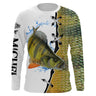 T-shirt personalizzata in pelle di persico, regalo originale per pescatori - CT29072211