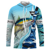 Maglietta Anti UV Personalizzata Pescatore, Pesca del Tonno, Mimetica Pesca in Mare - CT05082227