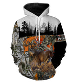 Caccia al cervo, regalo personalizzato per cacciatori, mimetica autunno inverno - CT08092224