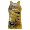 T-shirt personalizzata in pelle di persico, ami da pesca, regalo originale per pescatori - CT28072218