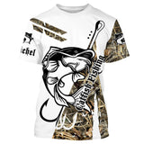 T-shirt mimetica personalizzata per la pesca del pesce gatto, regalo originale per pescatori - CT28072220