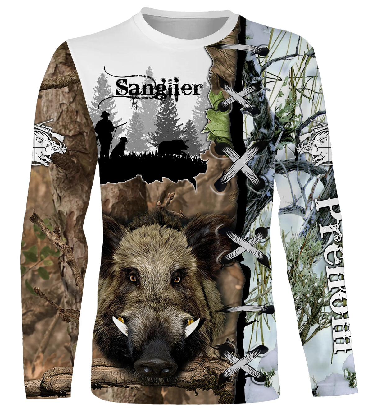 T-shirt da caccia al cinghiale, regalo personalizzato per cacciatori - CT29082220