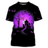 T-shirt Homme Femme Halloween - Yeux De Chat - CT26082229