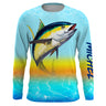 T-shirt personalizzata anti UV per la pesca del tonno, regalo originale per pescatori, pesca in mare - CT05082221