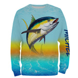 Personalized Anti UV Tuna Fishing T-shirt, Original Fisherman Gift, Sea Fishing - CT05082221