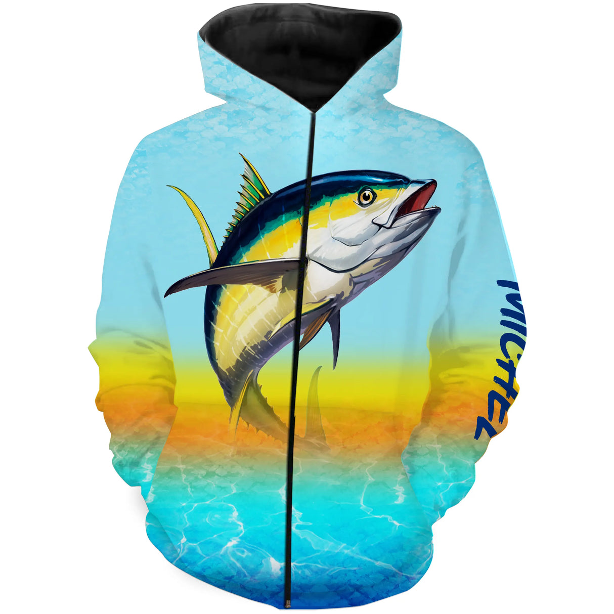Camiseta personalizada de pesca de atún anti UV, regalo original de pescador, pesca en el mar - CT05082221