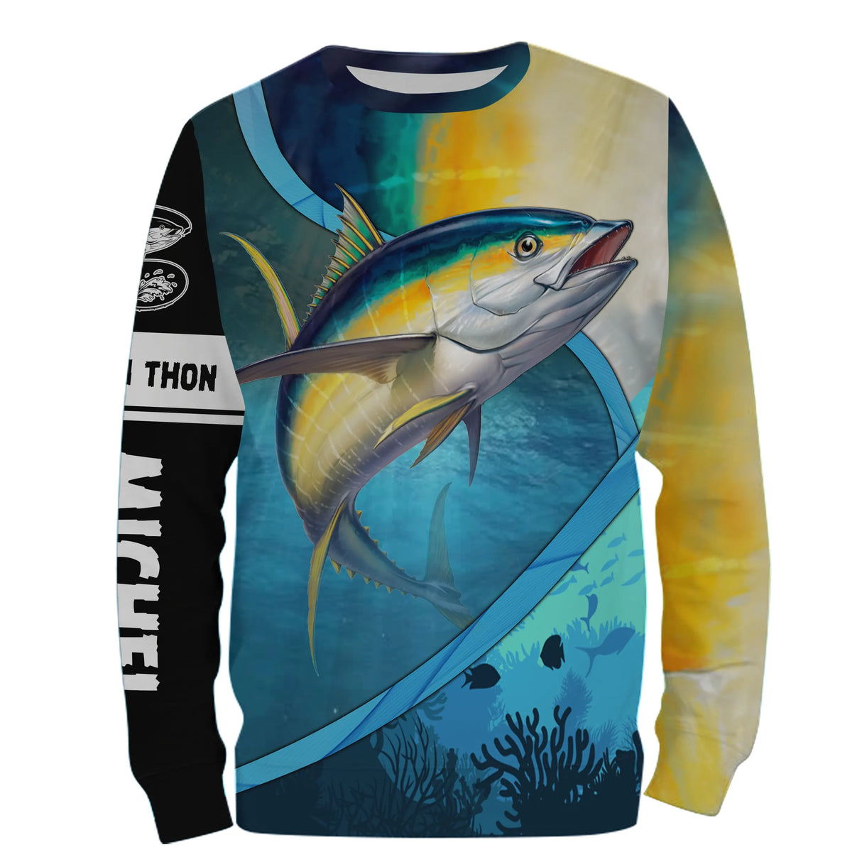 Personalized Anti UV T-shirt Fisherman, Tuna Fishing, Sea Fishing - CT05082226