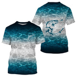 T-Shirt de Pêche à la Truite Écologique et Respirant - Idéal pour Toute Saison - CT20052227 T-shirt All Over Col Rond Unisexe