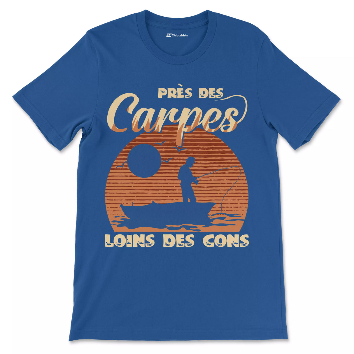 Herren-Fischer-Humor-Geschenk, Karpfenangeln, lustiges Fischer-T-Shirt, nah am Karpfen, weit weg von den Arschlöchern