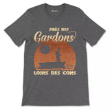 Herren-Fischer-Humor-Geschenk, Kakerlakenfischen, lustiges Fischer-T-Shirt, nah an den Kakerlaken, weit weg von den Arschlöchern
