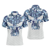Chiptshirts – Golf-Poloshirt, originelles Geschenk für Golf-Fans, Sport-Poloshirt für Herren und Damen, Golf-Camouflage, Golf-Totenkopf – CTS26052232