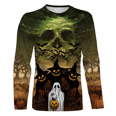 Halloween Costume for Men and Women, Ghost With Pumpkin - CT26082235